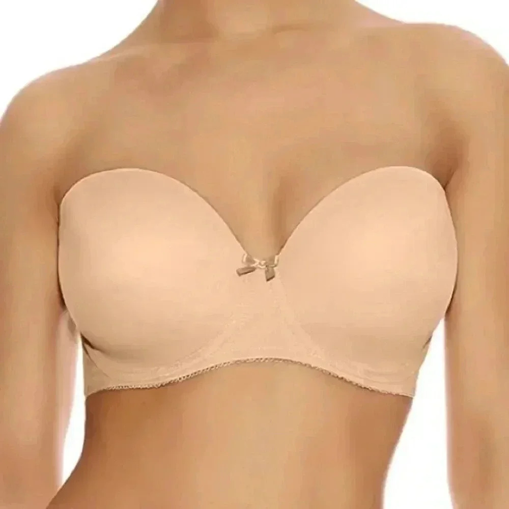 NWT  Freya Deco Strapless Bra 38FF